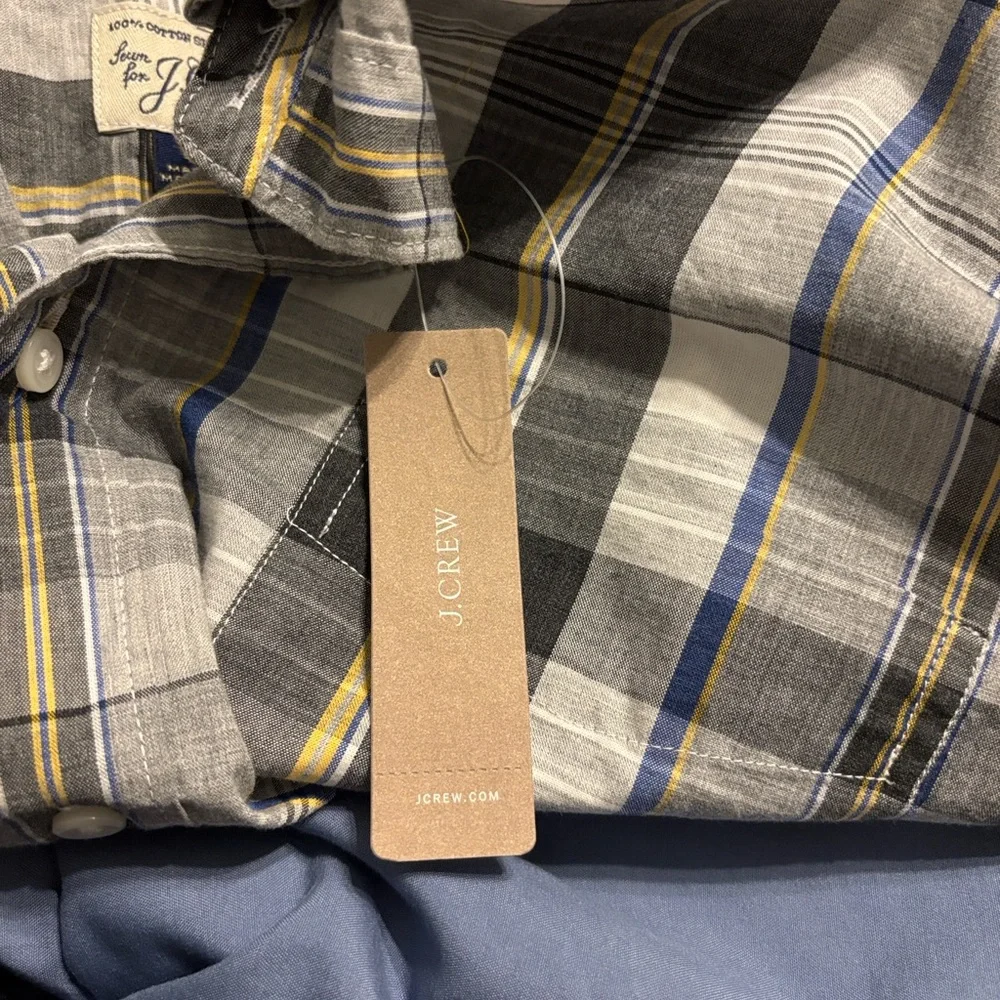 J. Crew Secret Wash Cotton Poplin Shirt